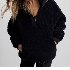 Thick half zip fleece